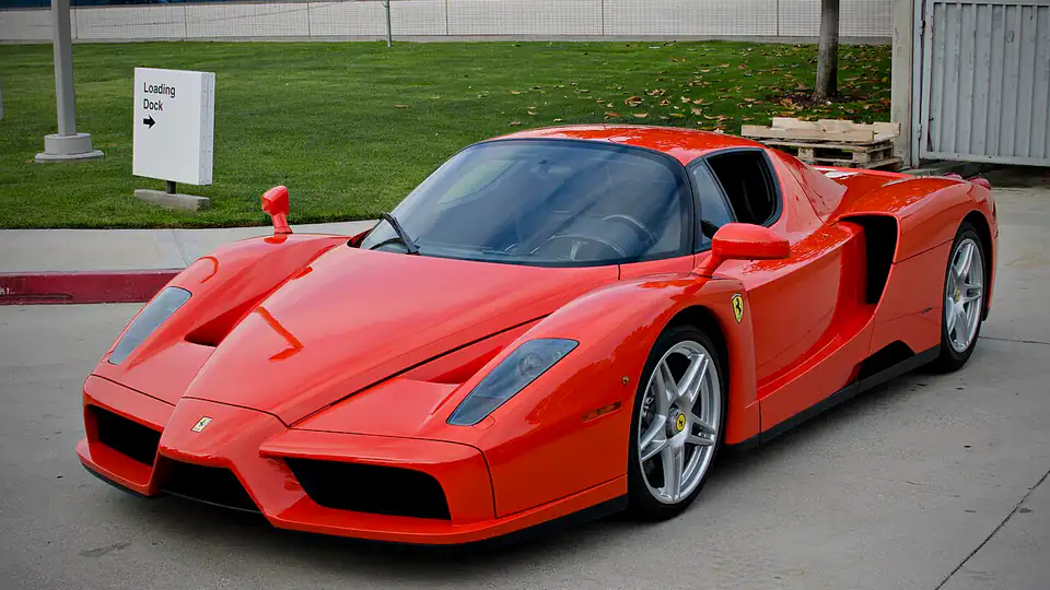 Orange Enzo Ferrari